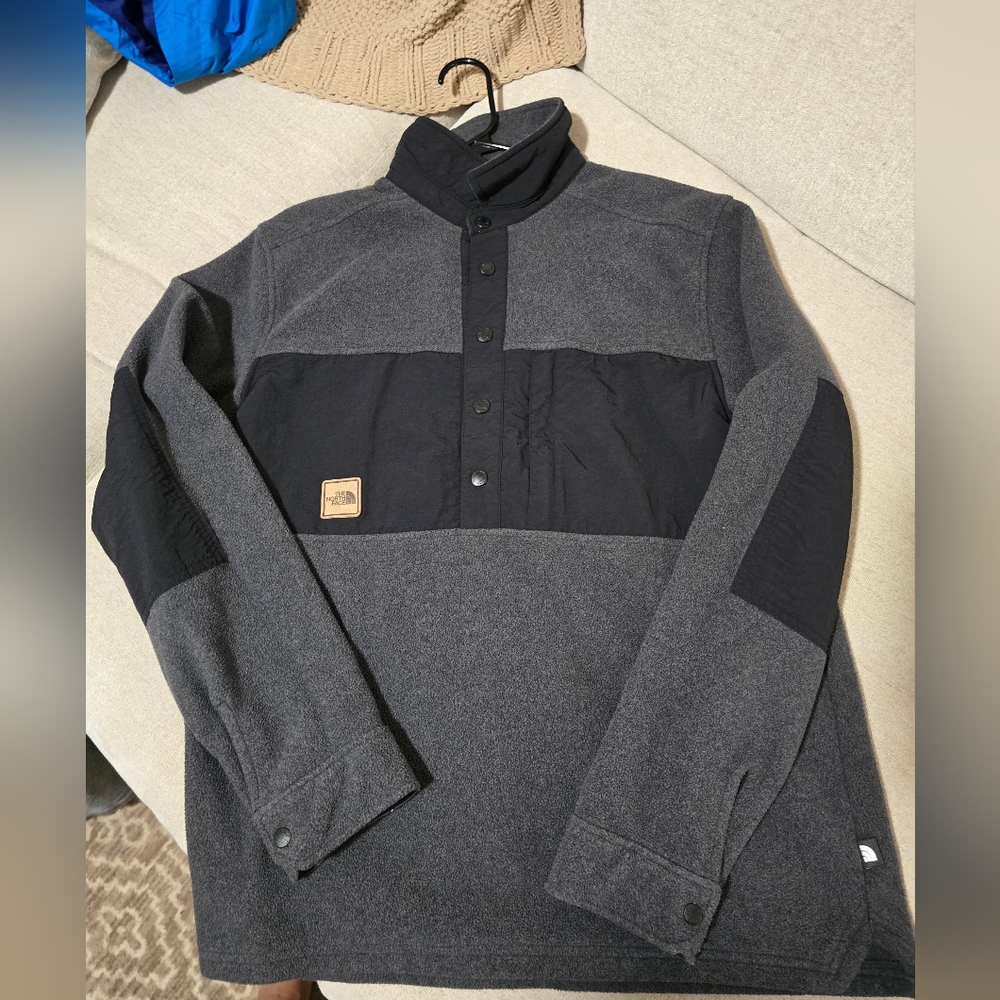 The North Face Gray and Black Jacket